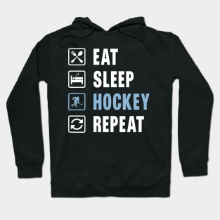 Eat Sleep Hockey Repeat Hoodie